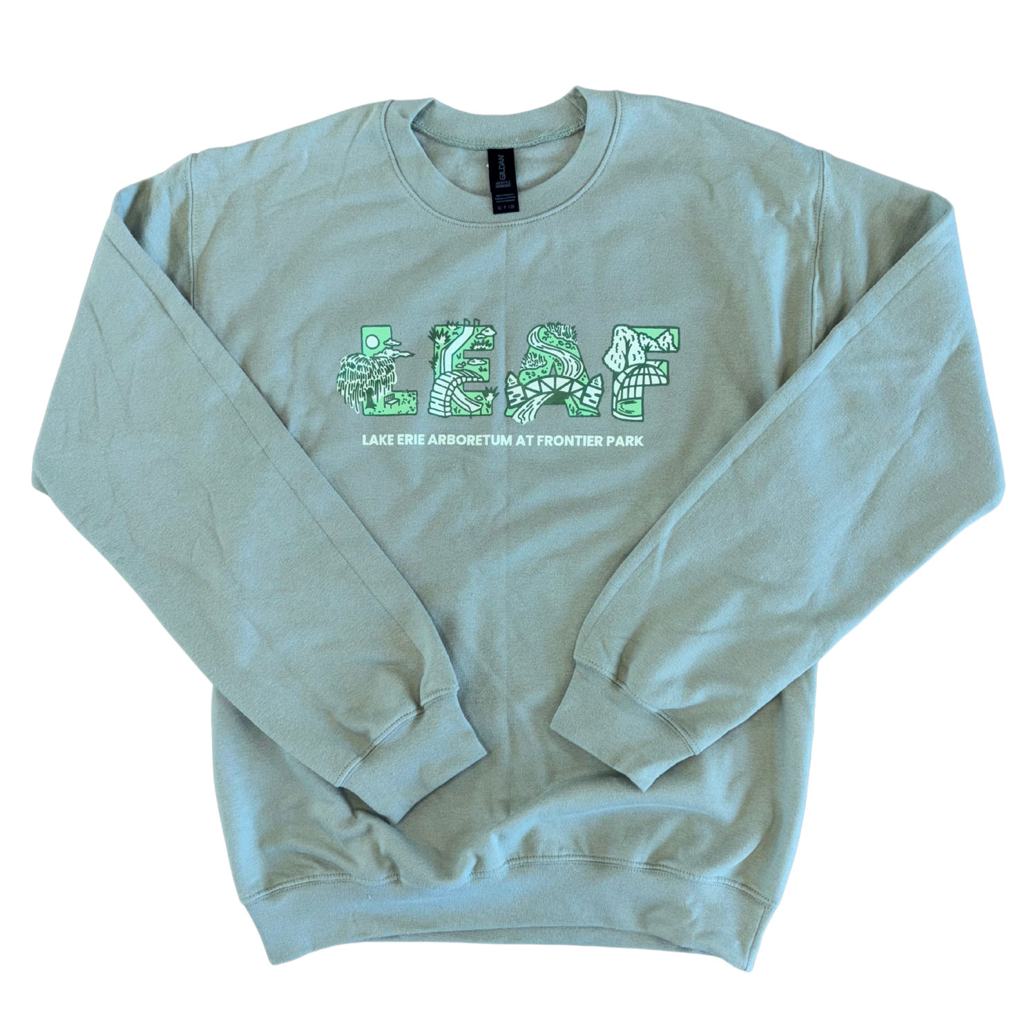 Sage LEAF Crewneck